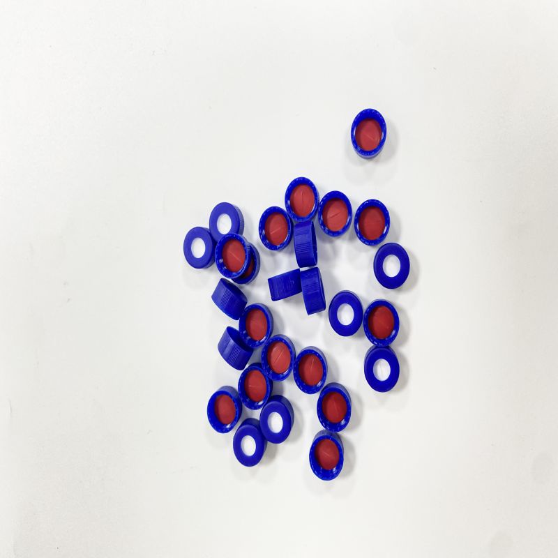 Viales de HPLC de croptocromía Vial de muestra transparente con tapones de rosca