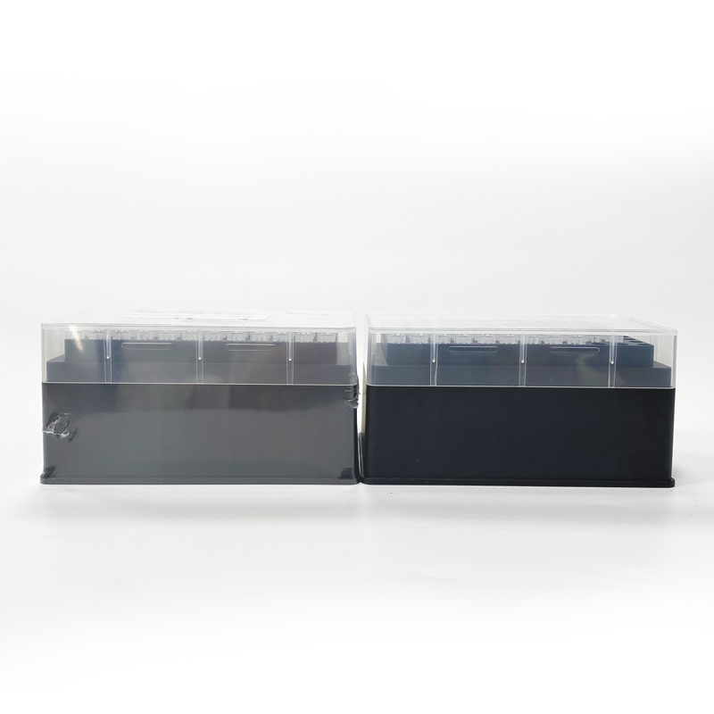 Punta robótica desechable Puntas de pipeta conductoras micro negras de plástico transparente AGI con filtro
